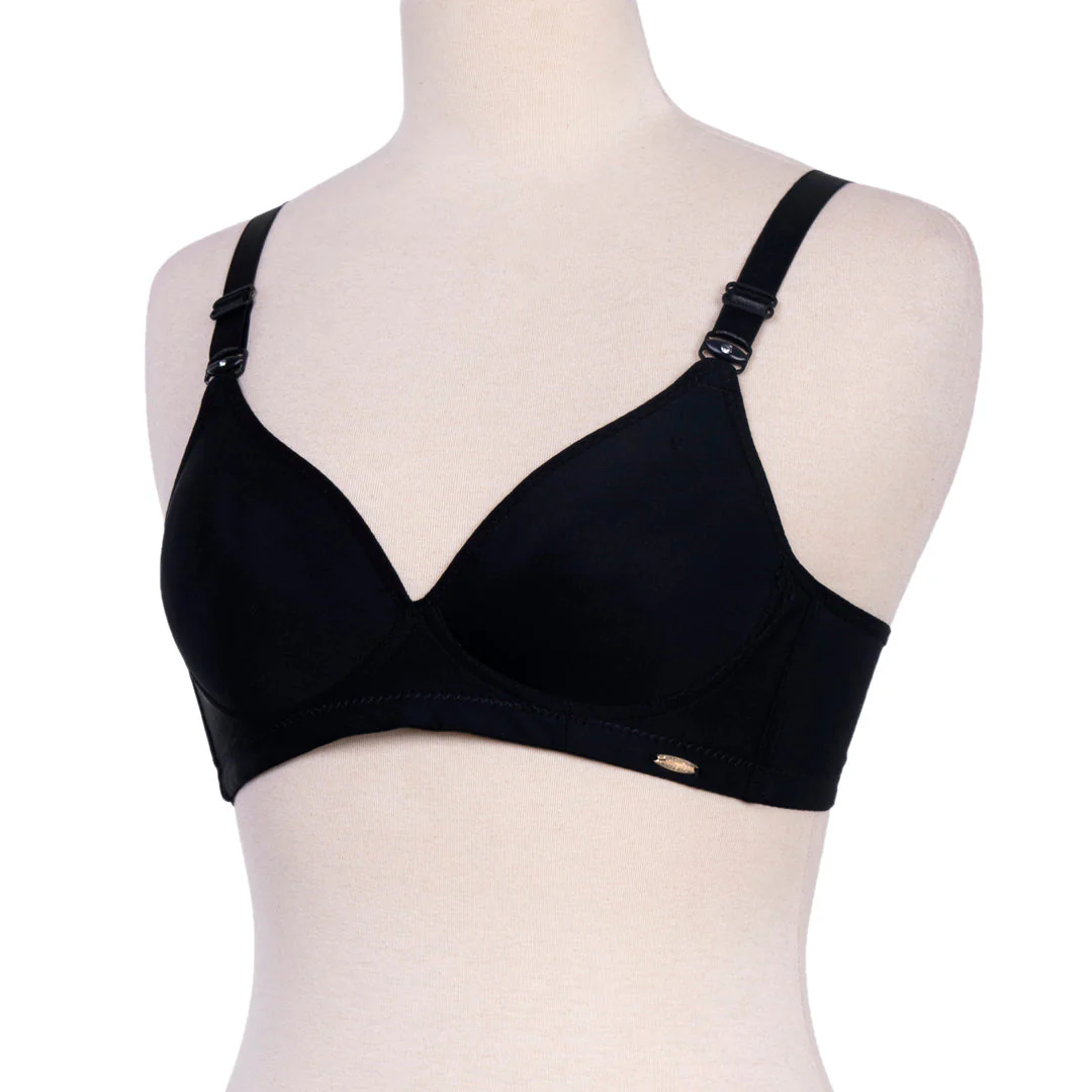 Padded Non-Wired Bra for Everyday Comfort and Support