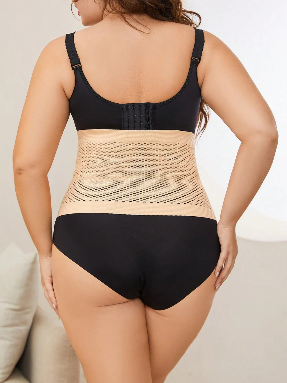 Plus Hook And Eye Waist Trainer Without Lingerie Set — view 2