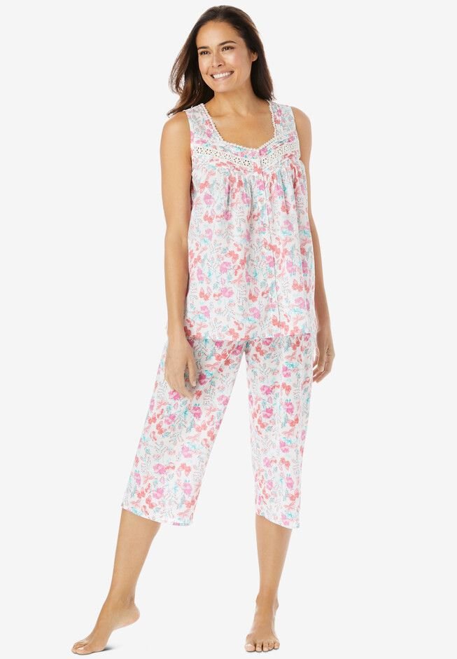Sleeveless PJ Capri Set