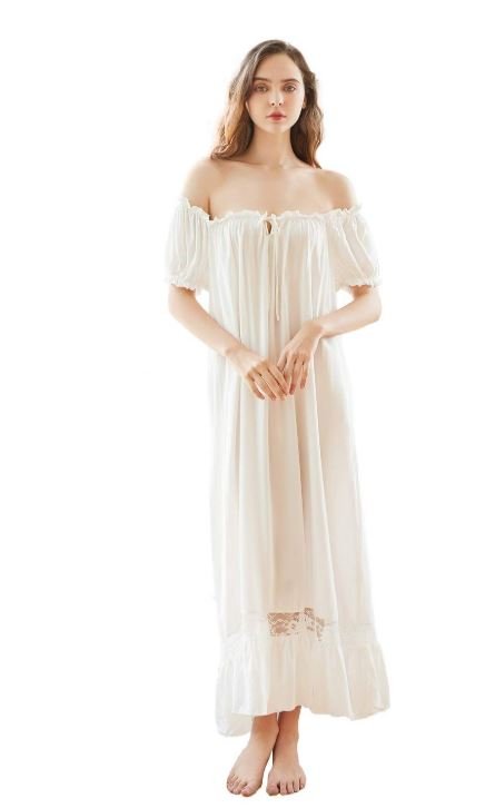 off shoulder night dress for Pakistani Girls