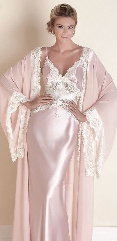 white bridal nightwear
