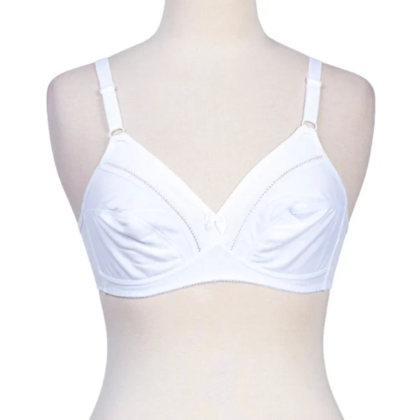 Raqs-E-Naz Lingerie Cotton Stretch White Bra