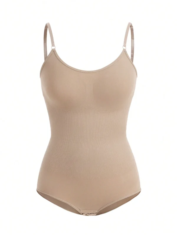 SHEIN SHAPE Solid Shapewear Bodysuit - Image 2