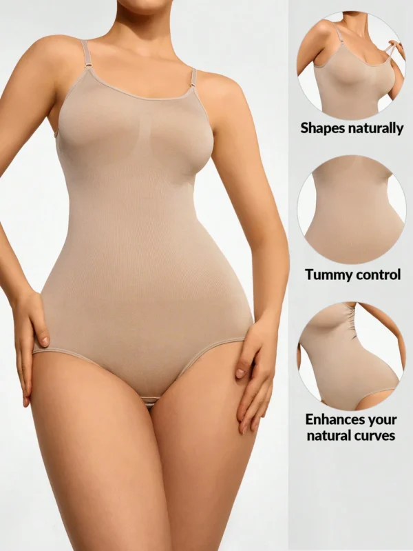 SHEIN SHAPE Solid Shapewear Bodysuit