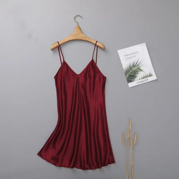 Long Silk Intimate Casual Women Sleepwear