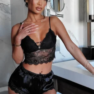 2PCS Net Silk Cami Set – Soft & Elegant