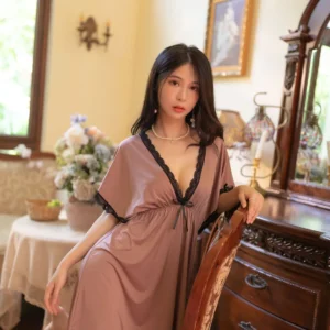 Sussi One Piece Open Neck Silk Lingerie