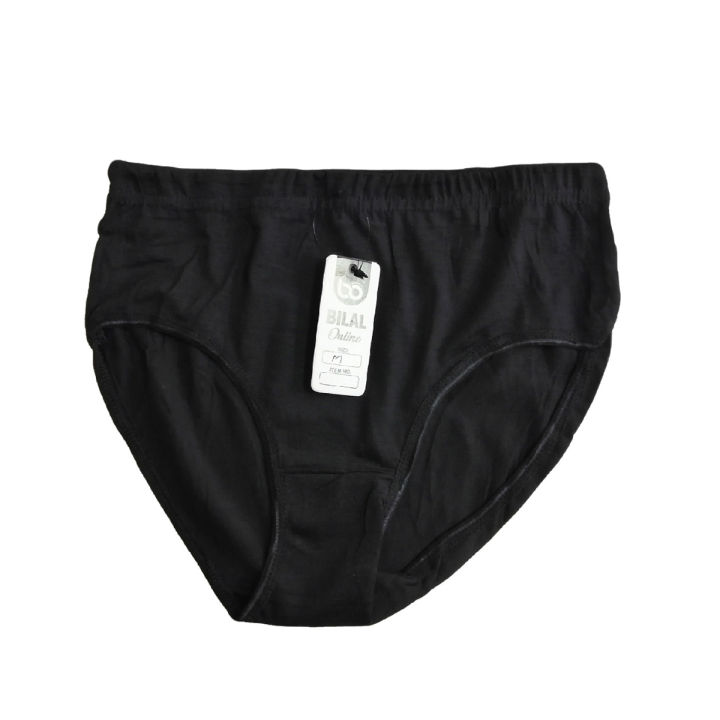 black cotton panty