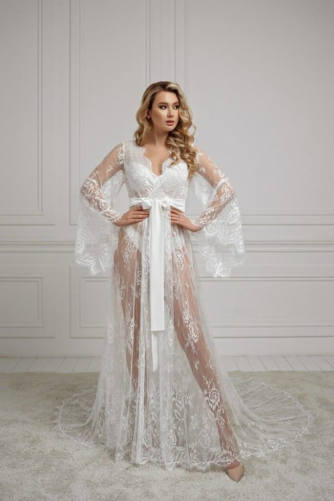 white night dress design