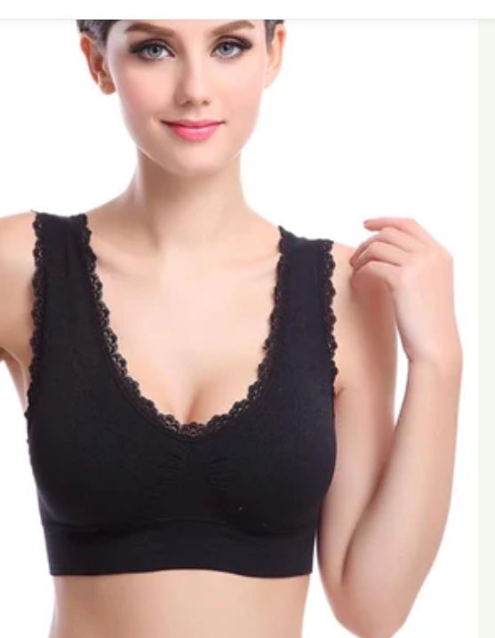 balck bra
