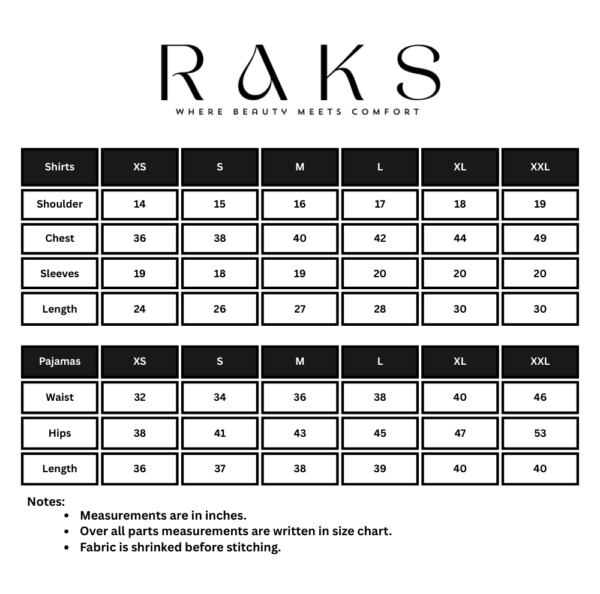 Mocha Silk Pyjama for Pakistani Ladies | RAKS - Image 4