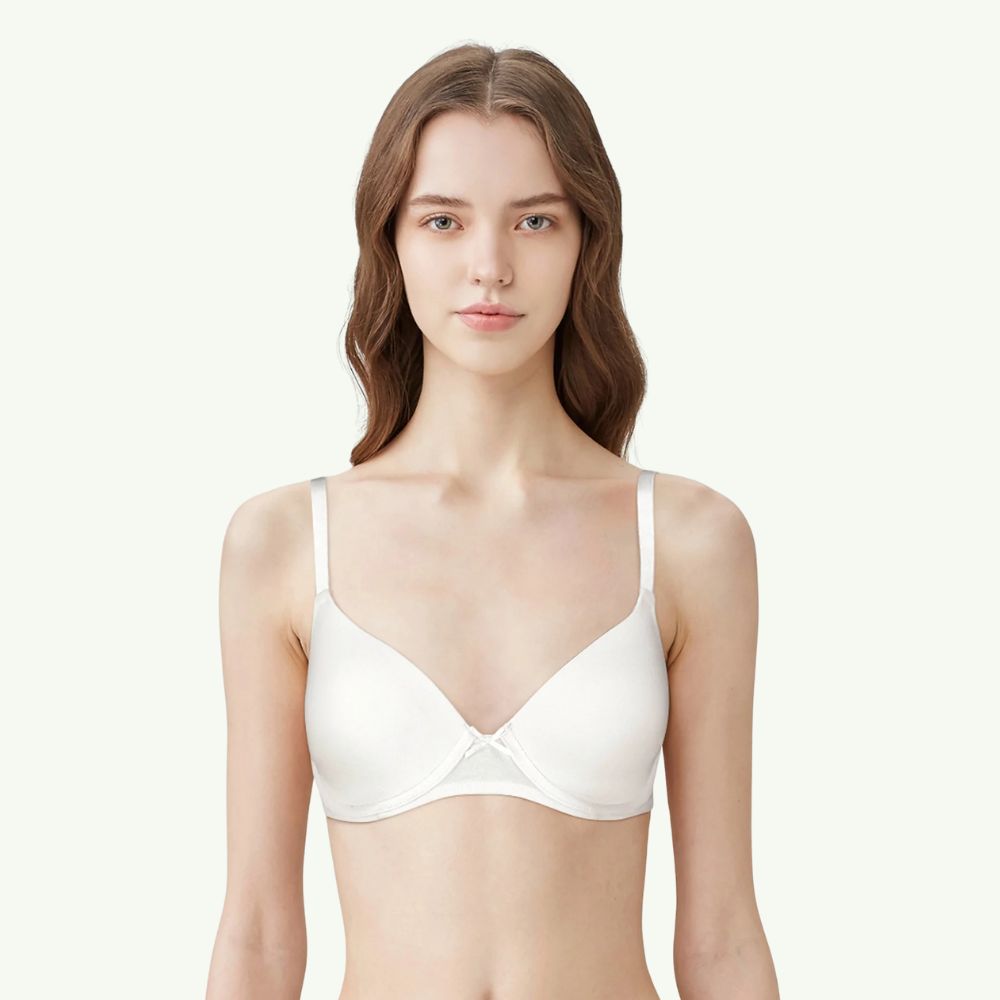 RAKS white cotton t shirt bra