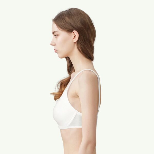 RAKS white cotton t shirt bra