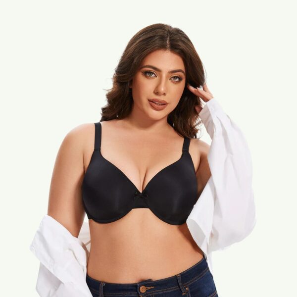 black t shirt bra