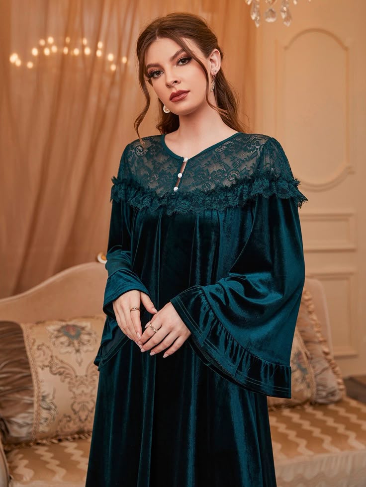 ruffles nighty design 