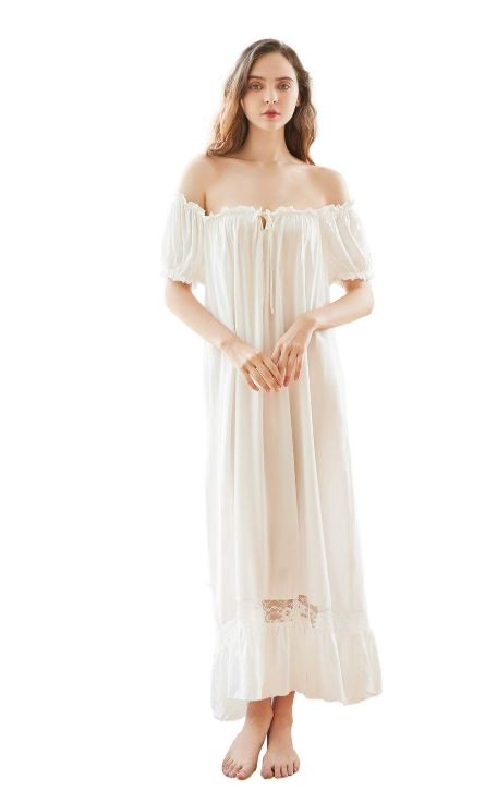 off shoulder night dress for Pakistani Girls