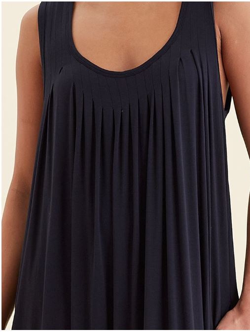 pleated night dress for pakistani woman